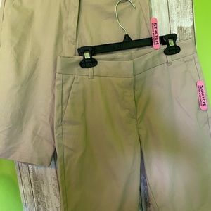 Izod Approved Schoolwear 14ITan Chino Shorts x2